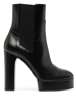 Casadei Betty 110mm platform boots - Black