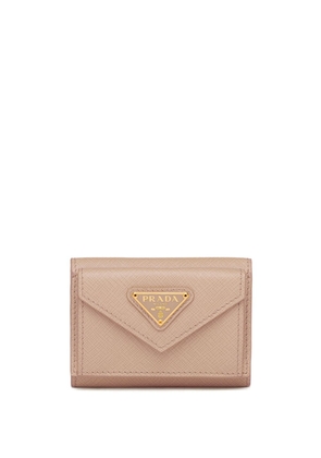 Prada saffiano envelope wallet - Pink