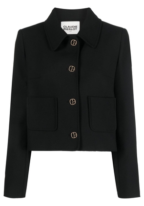 Claudie Pierlot button-up cropped jacket - Black