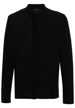 Roberto Collina classic-collar cotton shirt - Black
