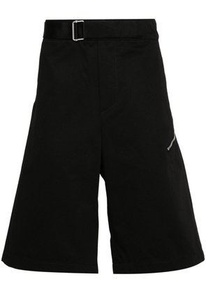 OAMC Regs cotton shorts - Black