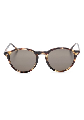 Polo Ralph Lauren tortoiseshell-effect round-frame sunglasses - Black