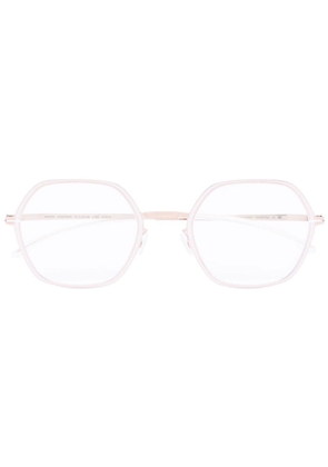 Mykita geometric-frame glasses - Gold