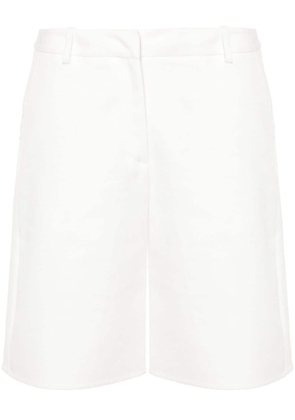 Valentino Garavani twill knee-lenght shorts - White