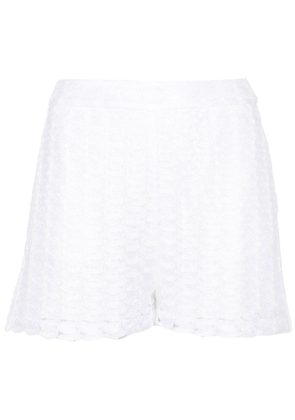 Missoni open-knit shorts - White