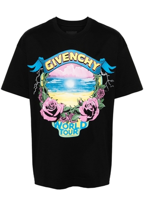 Givenchy World Tour cotton T-shirt - Black