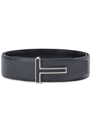 TOM FORD logo-buckle leather belt - Black