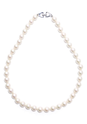 Christian Dior Pre-Owned short pearl necklace - White