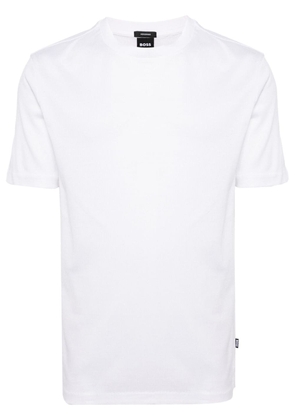 BOSS ribbed cotton t-shirt - White