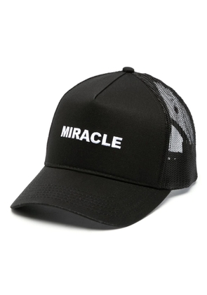 Nahmias Miracle-embroidered baseball cap - Black
