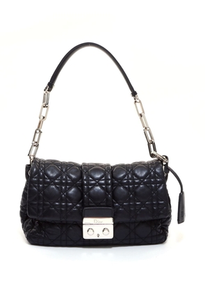 Christian Dior Pre-Owned Cannage flap shoulder bag - Black