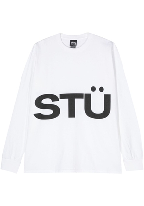 Stüssy All Caps cotton long-sleeve T-shirt - White