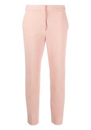 Max Mara Pegno straight-leg cropped trousers - Pink