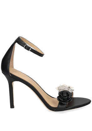 Lauren Ralph Lauren Allie 90mm floral-appliqué sandals - Black