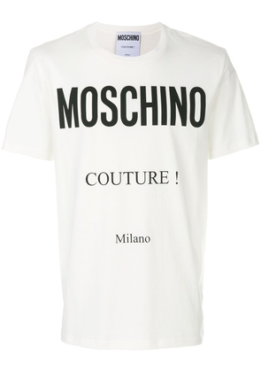 Moschino Couture print T-shirt - White