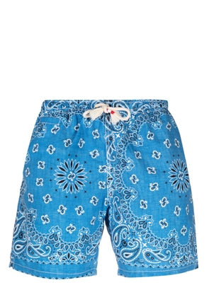 MC2 Saint Barth bandana-print swim shorts - Blue