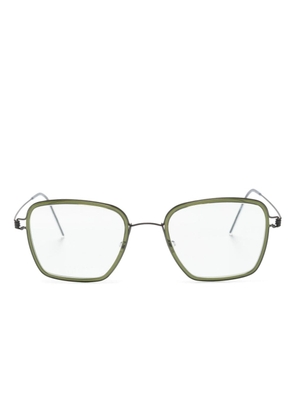 Lindberg square-frame glasses - Green