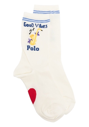 Polo Ralph Lauren Good Vibes ankle socks - White