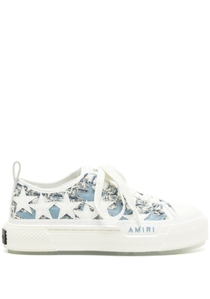 AMIRI Platform Stars Court bouclé sneakers - Blue