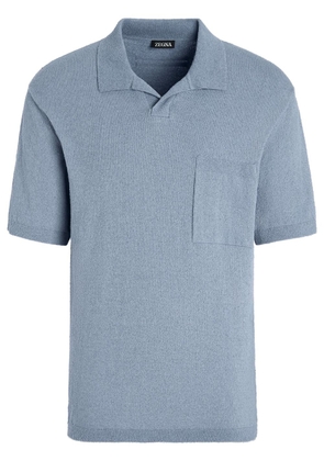 Zegna cotton polo shirt - Blue