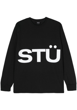 Stüssy All Caps cotton long-sleeve T-shirt - Black