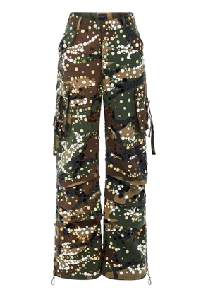 Retrofete Alexia camouflage-print trousers - Green