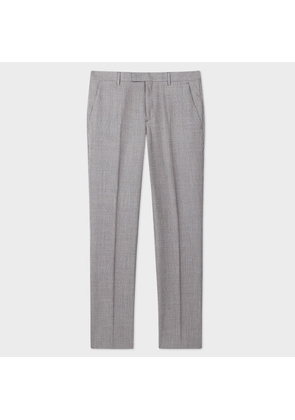Paul Smith Slim-Fit Grey Gingham Wool Trousers Green