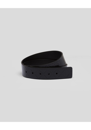 Brushed leather belt strap