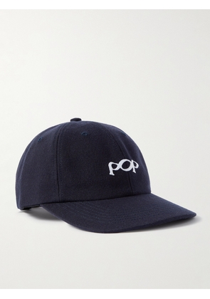 Pop Trading Company - Bob Logo-Embroidered Cotton-Twill Baseball Cap - Men - Blue