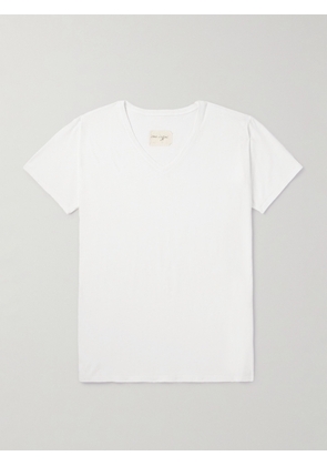Greg Lauren - Cotton-Jersey T-Shirt - Men - White - 1
