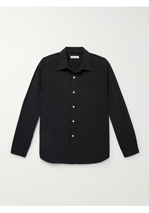 mfpen - Convenient Upcycled Organic Cotton-Poplin Shirt - Men - Black - S