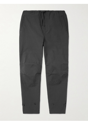 LEMAIRE - Maxi Military Tapered Garment-Dyed Cotton Trousers - Men - Gray - IT 44