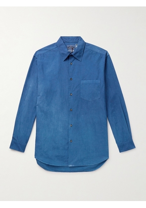 Blue Blue Japan - Cotton-Chambray Shirt - Men - Blue - S