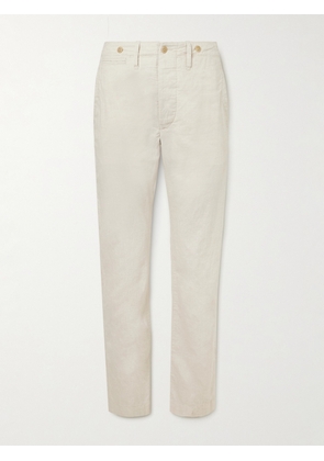 RRL - Saunders Straight-Leg Cotton and Linen-Blend Suit Trousers - Men - Neutrals - 30W 32L
