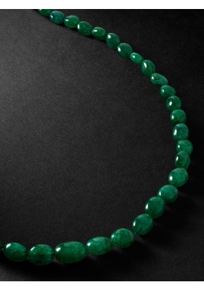 JIA JIA - Arizona Candy Gold Quartz Beaded Necklace - Men - Green