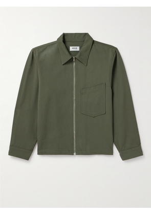 AGOLDE - Atlas Cotton-Twill Overshirt - Men - Green - XS