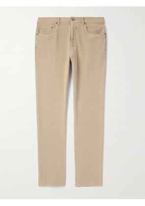 Faherty - Slim-Fit Cotton-Blend Jersey Trousers - Men - Neutrals - UK/US 28