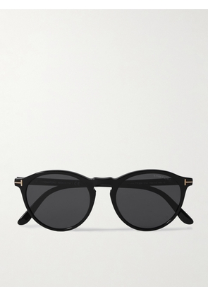 TOM FORD - Aurele Round-Frame Acetate Sunglasses - Men - Black