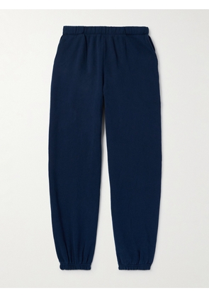 The Elder Statesman - Straight-Leg Cotton and Cashmere-Blend Jersey Sweatpants - Men - Blue - S