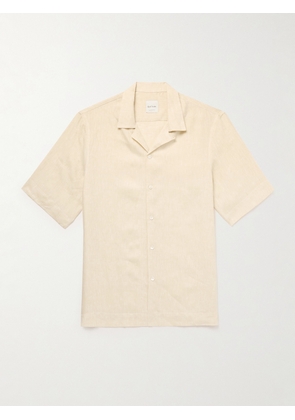 Paul Smith - Convertible-Collar Linen Shirt - Men - Neutrals - S