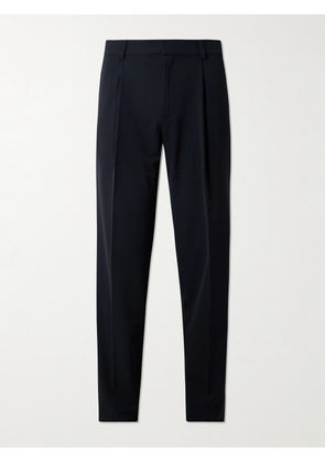Mr P. - G/Fore Tapered Pleated Stretch-Twill Trousers - Men - Black - 28