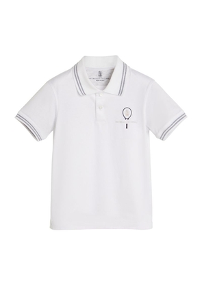 Brunello Cucinelli Kids Cotton Tennis Polo Shirt (4-12 Years)