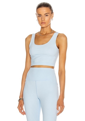 WARDROBE.NYC Crop Top in Light Blue - Blue. Size L (also in ).