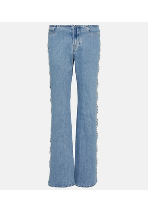 7 For All Mankind Slouchy Bootcut embellished jeans