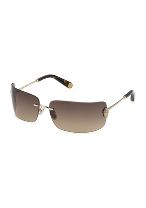 Philipp Plein Brown Gradient Wrap Ladies Sunglasses SPP027S 300Y 95