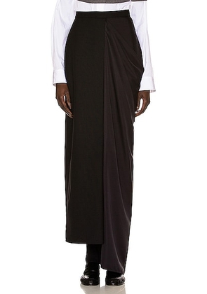 The Row Axel Skirt in Black - Black. Size 8 (also in ).