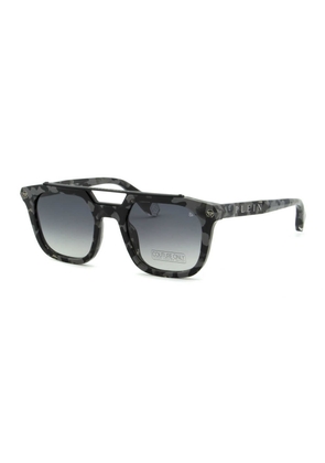 Philipp Plein Grey Square Mens Sunglasses SPP001M 0721 51