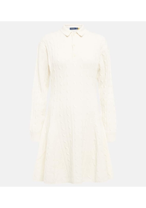 Polo Ralph Lauren Cable-knit wool and cashmere mini dress