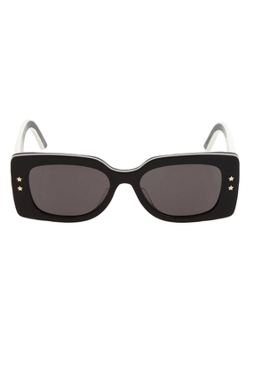 Dior Dark Grey Rectangular Ladies Sunglasses DIORPACIFIC S1U 01A 53