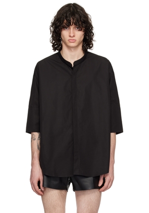AMI Paris Black Oversized Shirt